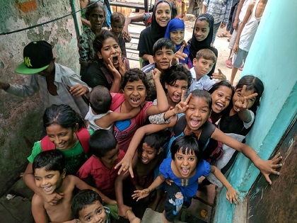 Girls receiving education and empowerment at Nirmal NGO